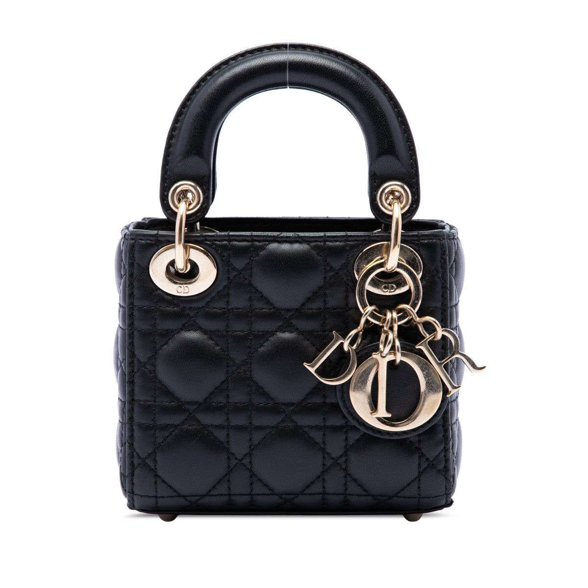 Dior Micro Lambskin Cannage Lady Dior