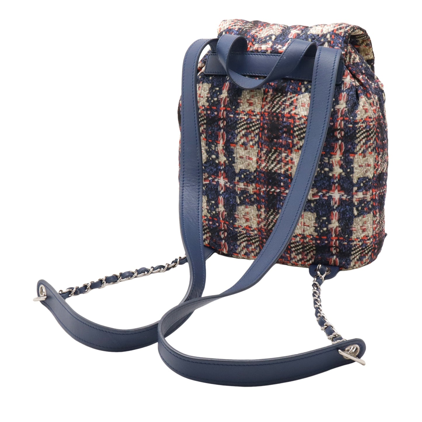 Chanel CC Nylon Tweed Printed Backpack