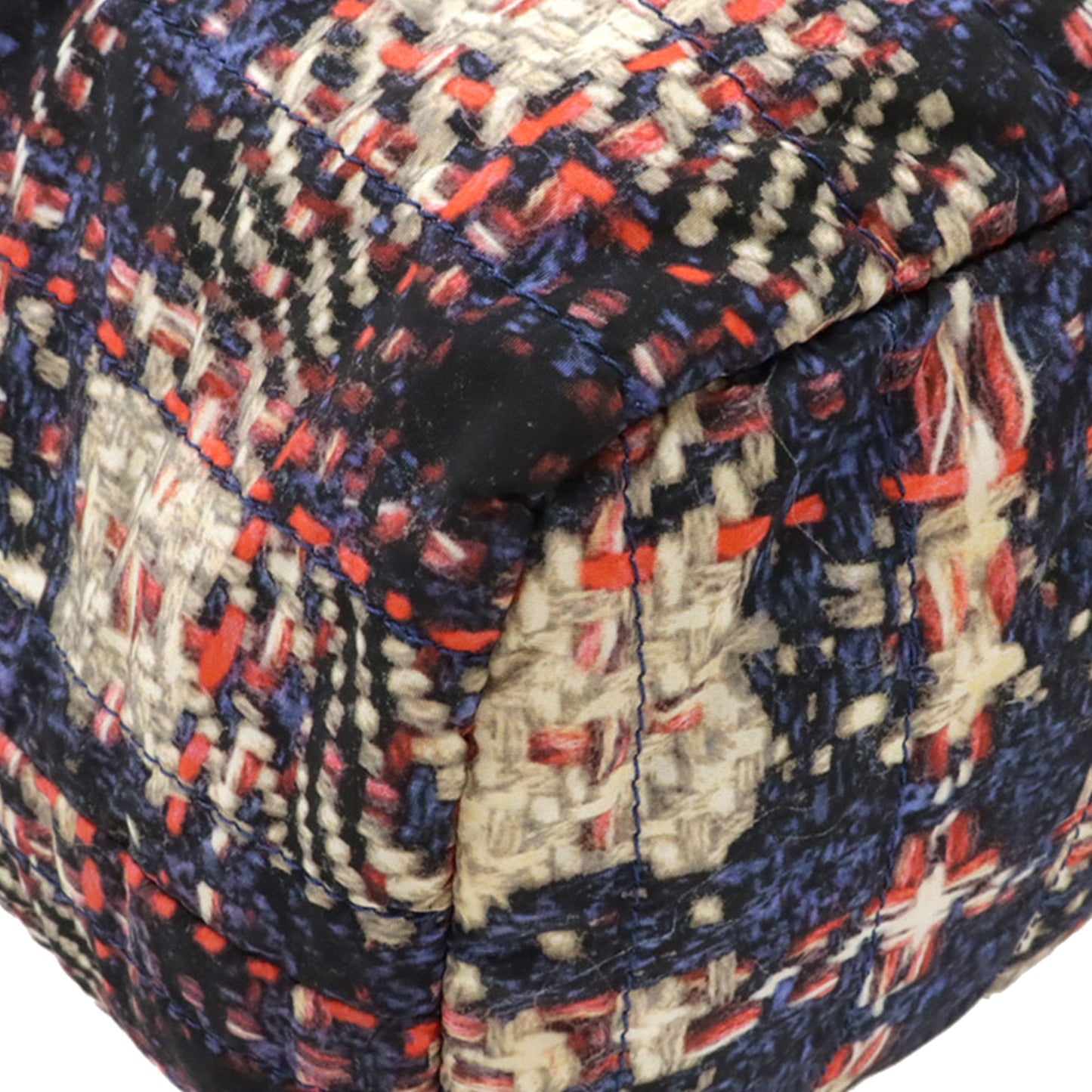 Chanel CC Nylon Tweed Printed Backpack