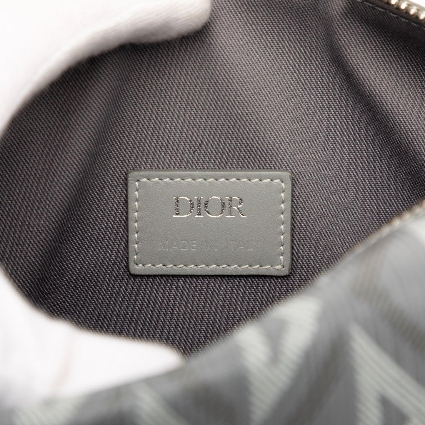 Dior CD Diamond Coated Canvas Lingot 22 Bag