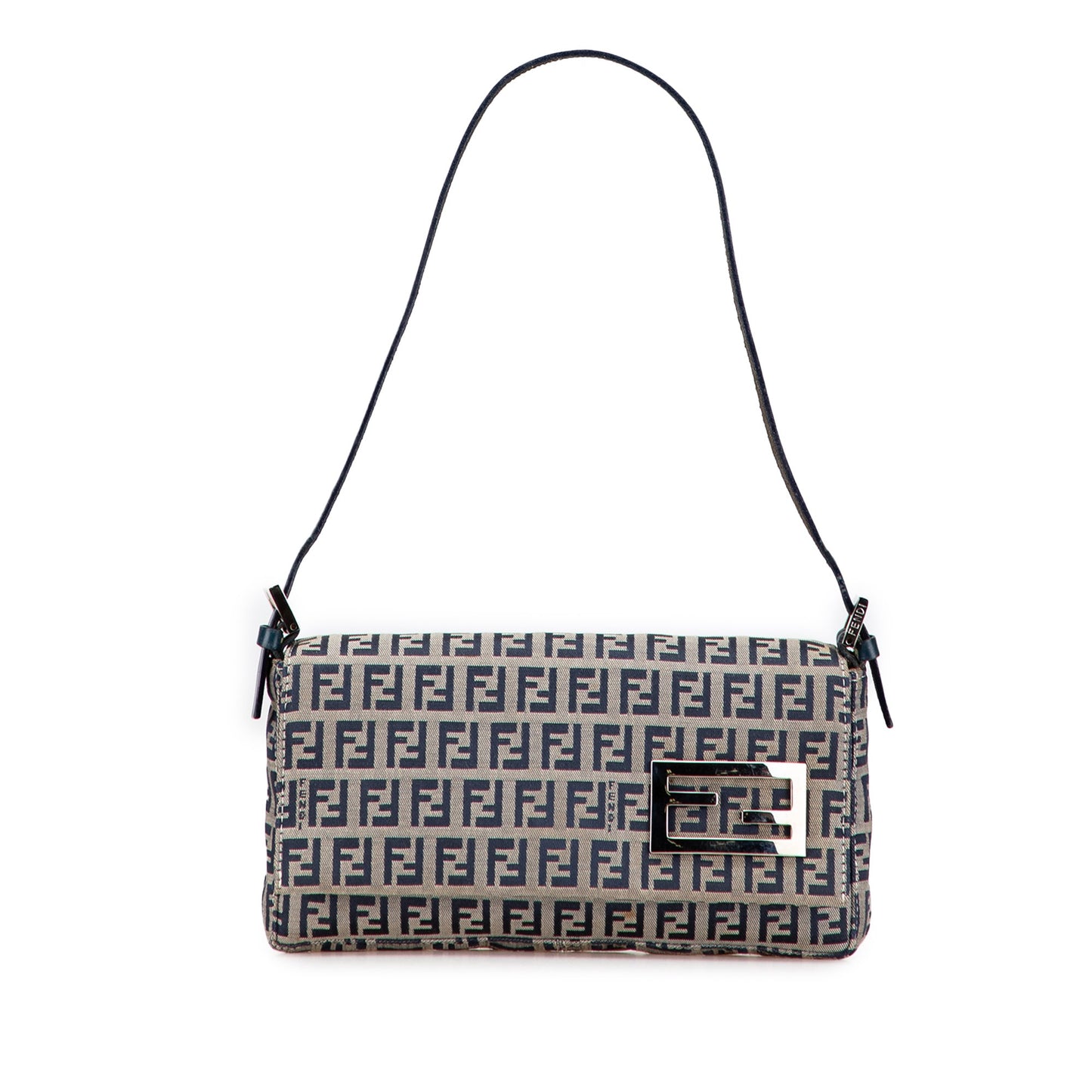 Fendi Zucchino Canvas Shoulder Bag