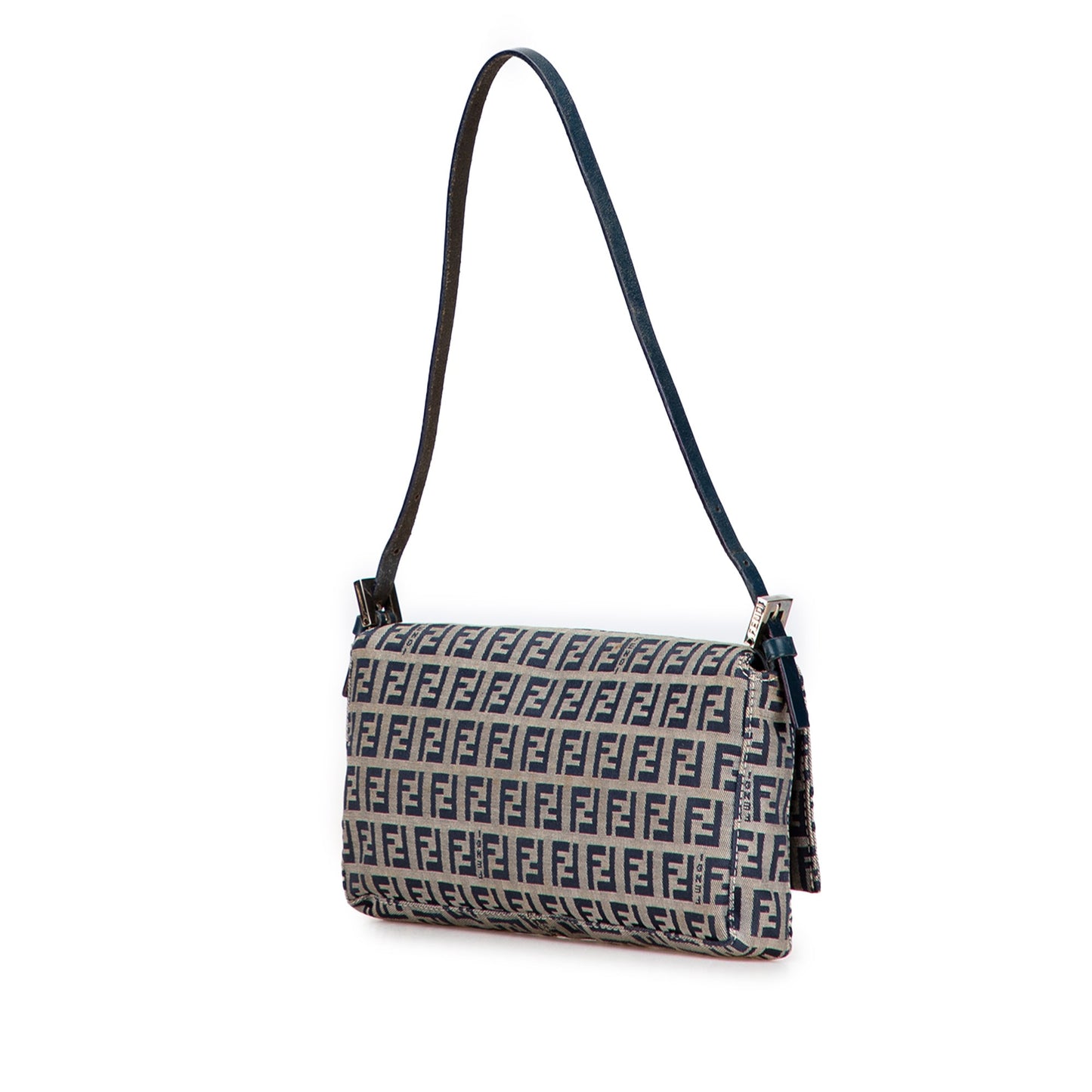 Fendi Zucchino Canvas Shoulder Bag