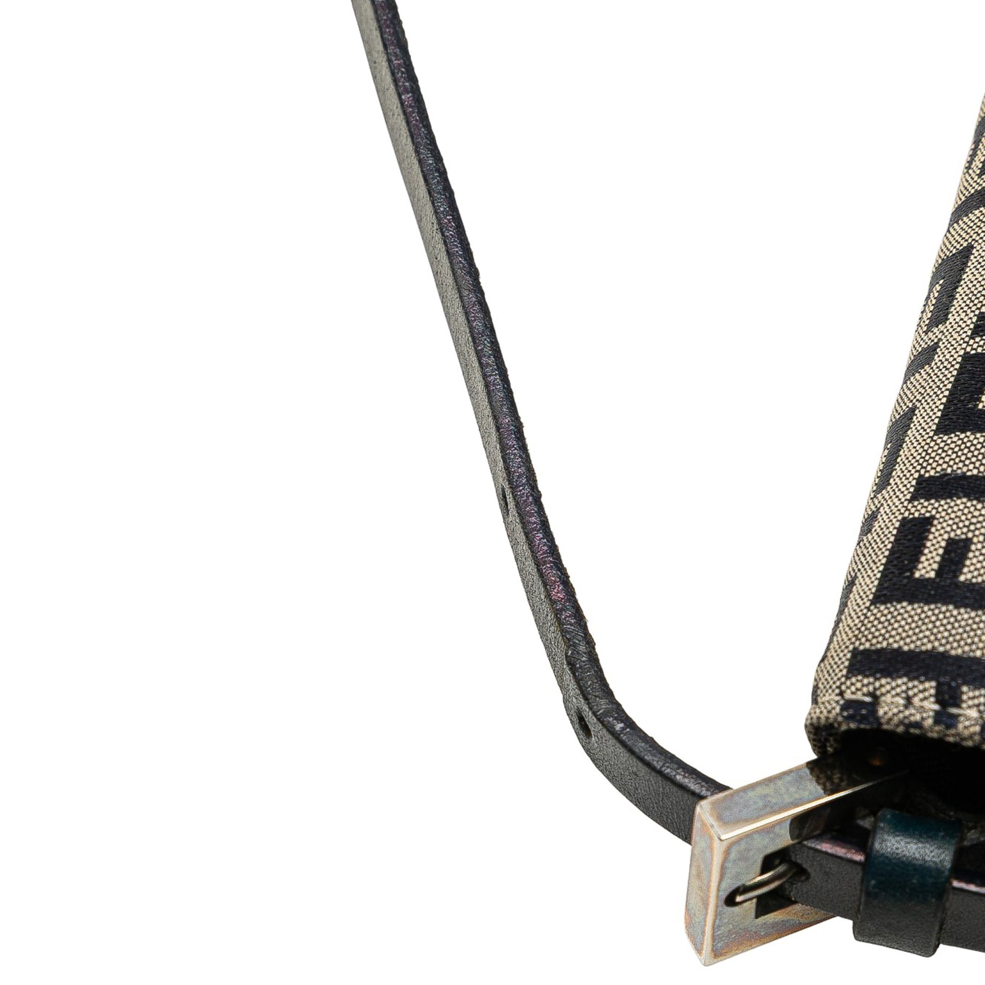 Fendi Zucchino Canvas Shoulder Bag