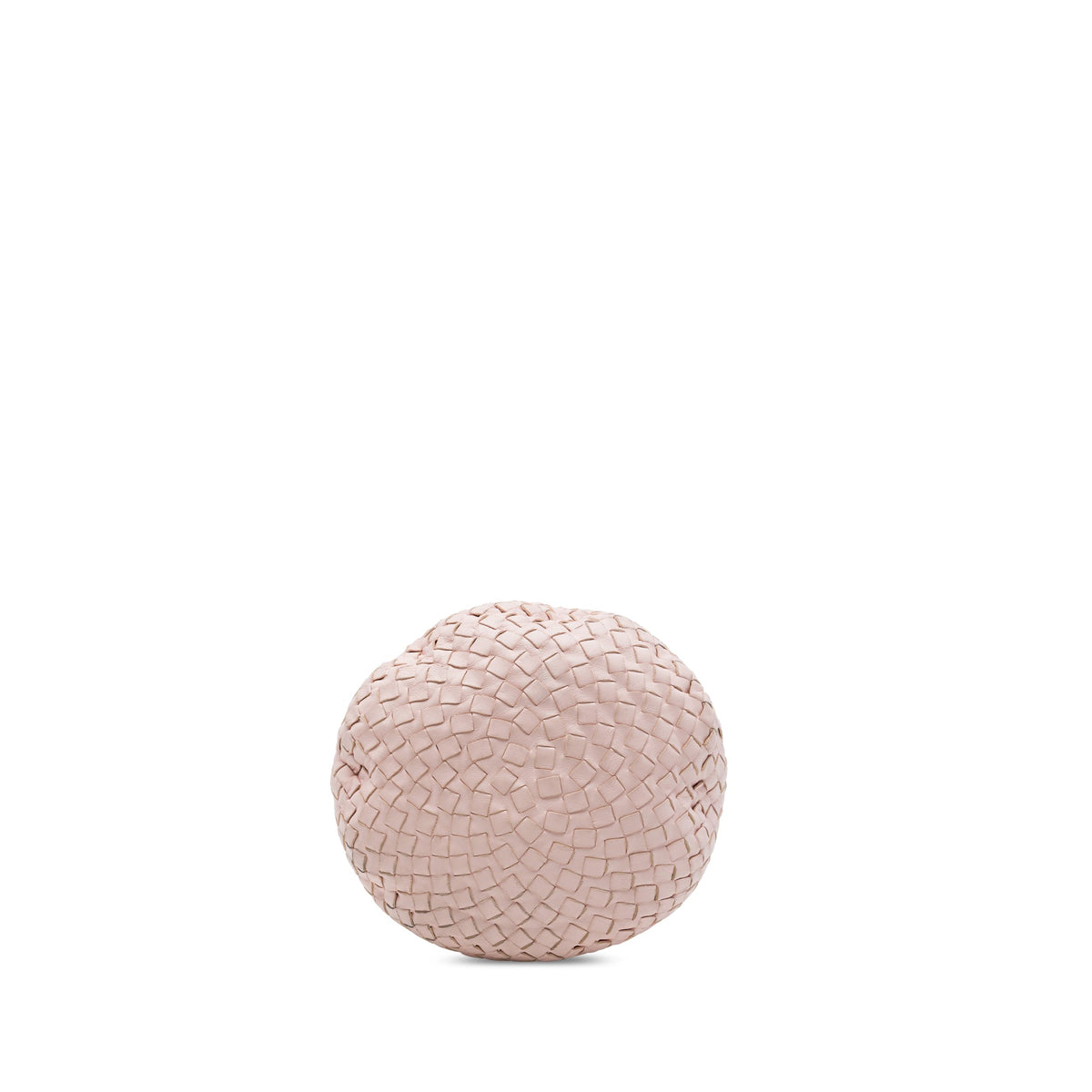 Bottega Veneta Nappa Intrecciato Drawstring Bucket Bag — Pink
