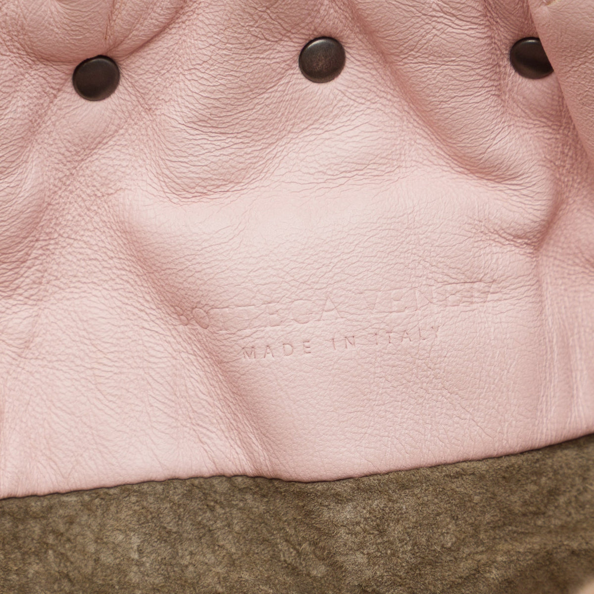 Bottega Veneta Nappa Intrecciato Drawstring Bucket Bag — Pink