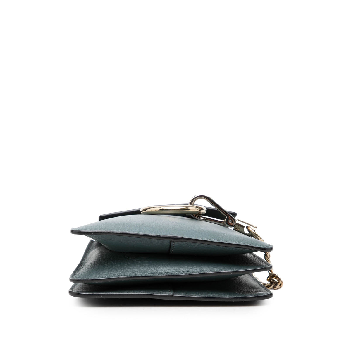 Chloé Mini Calfskin and Suede Faye Bracelet Bag
