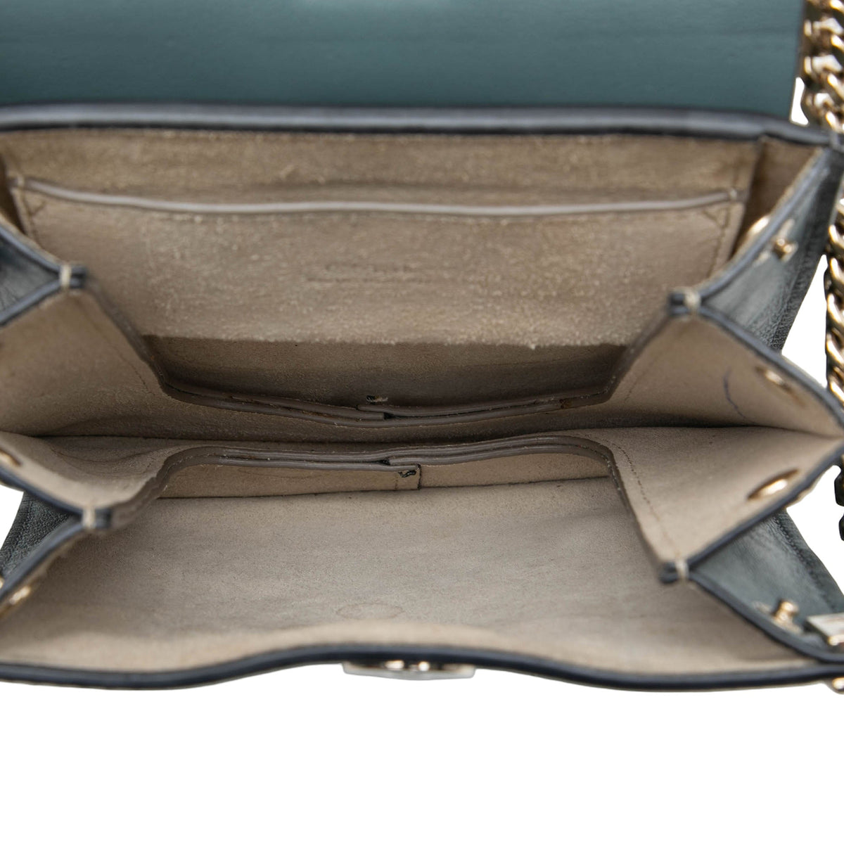 Chloé Mini Calfskin and Suede Faye Bracelet Bag