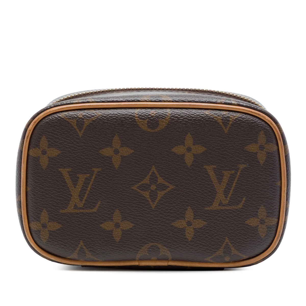 Louis Vuitton Monogram Nice Nano Vanity Case — Brown