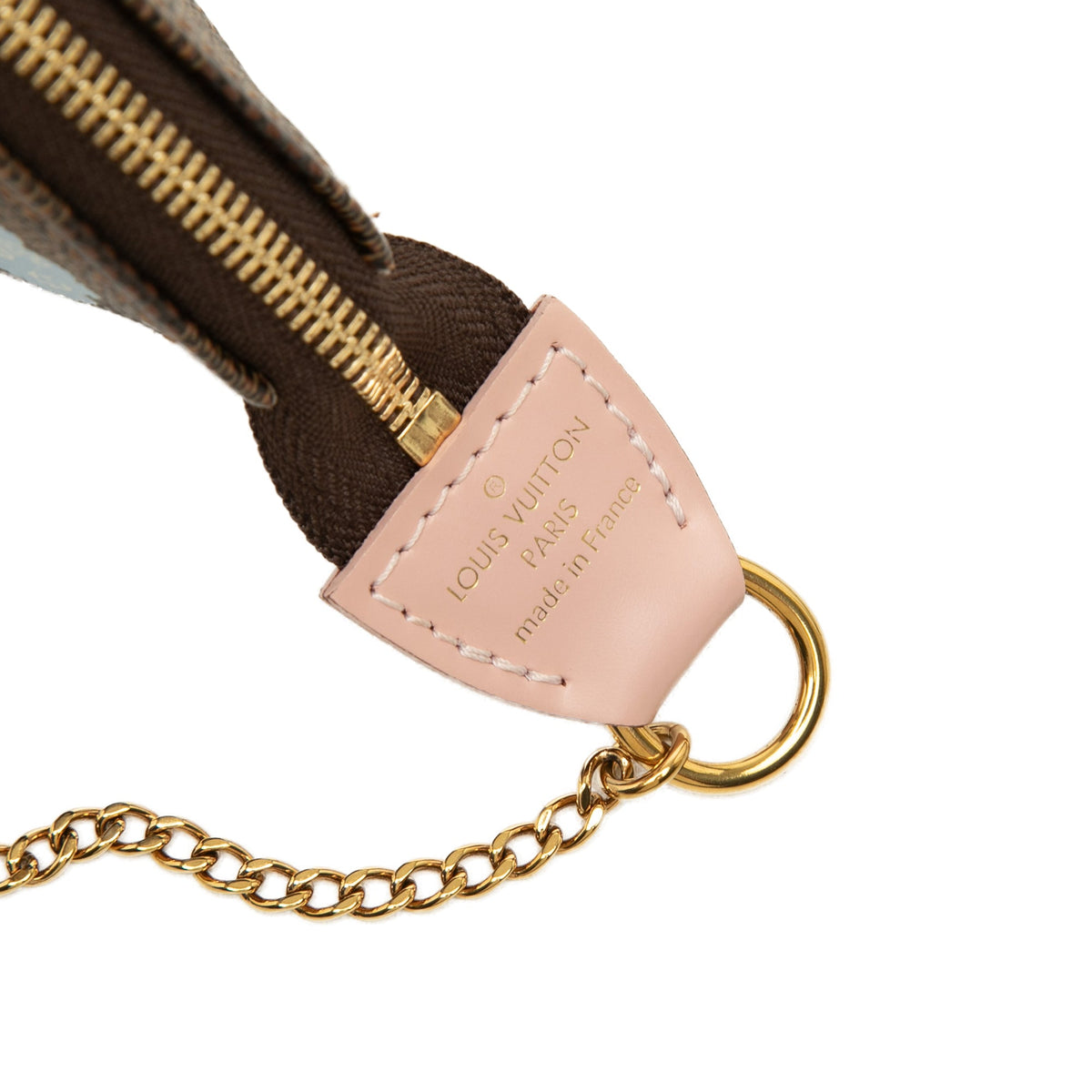 Louis Vuitton Damier Ebene Vivienne Holiday Mini Pochette Accessoires — Brown
