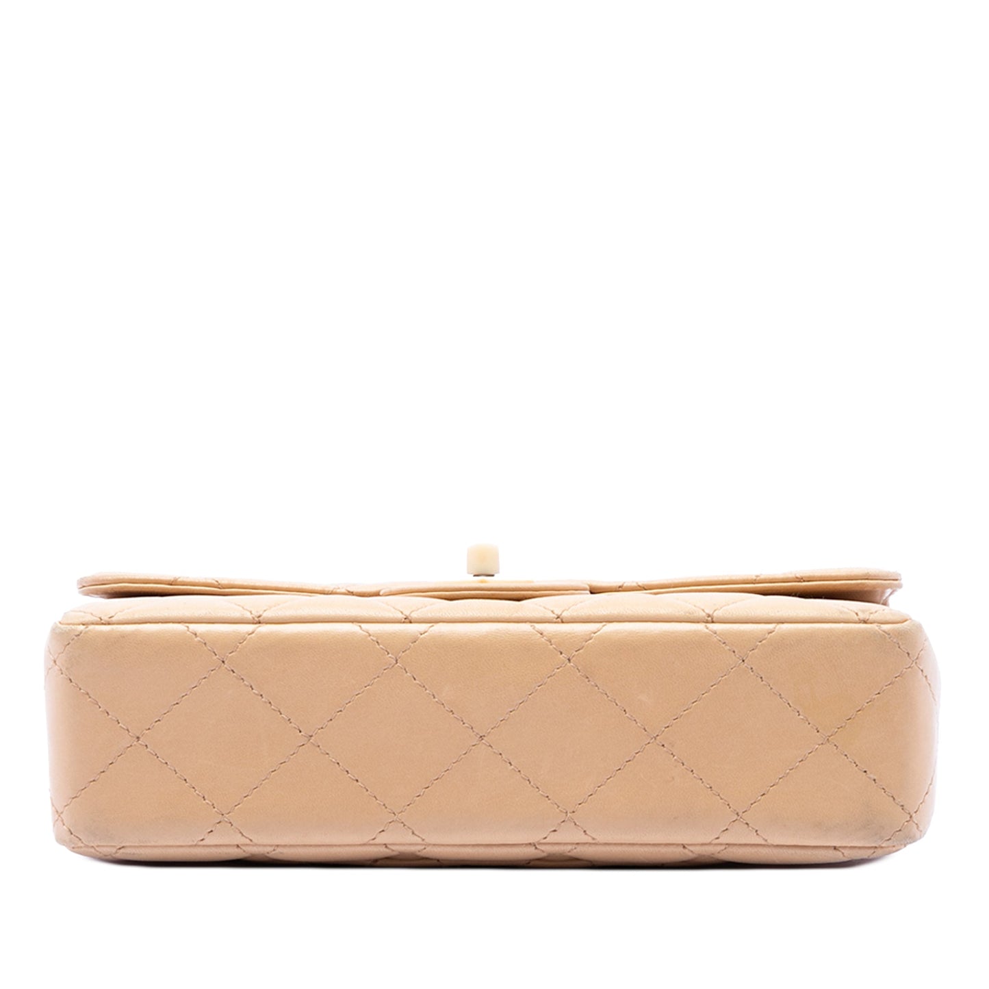 Chanel CC Quilted Lambskin Resin Chain Single Flap