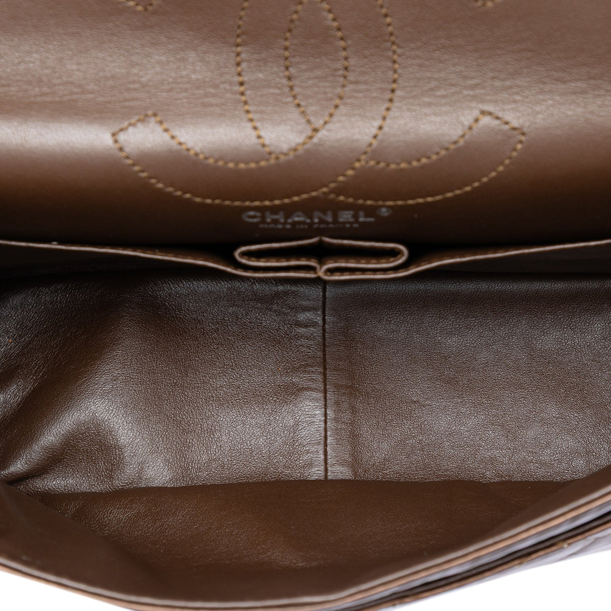 Chanel Quilted Metallic Aged Calfskin Reissue 2.55 Double Flap 226