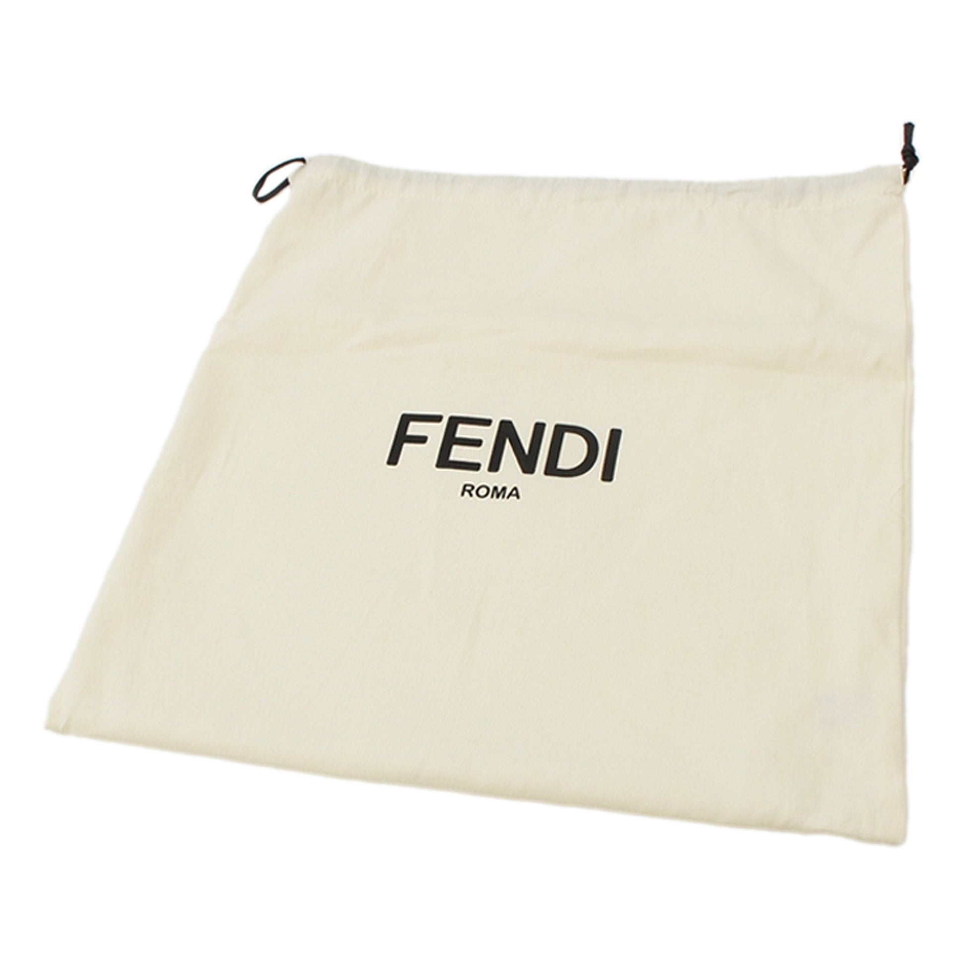Fendi Leather Document Holder Zip Pouch