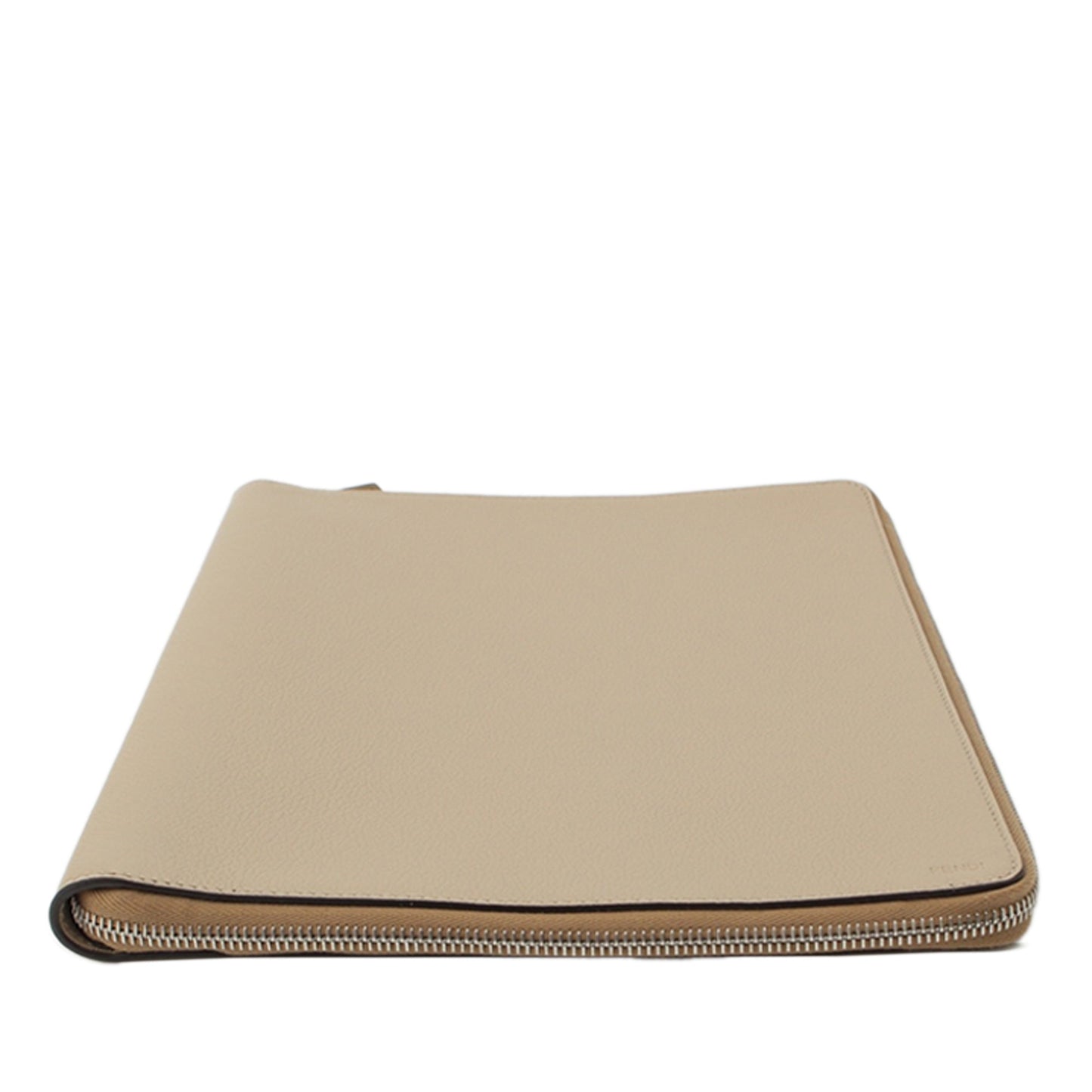 Fendi Leather Document Holder Zip Pouch