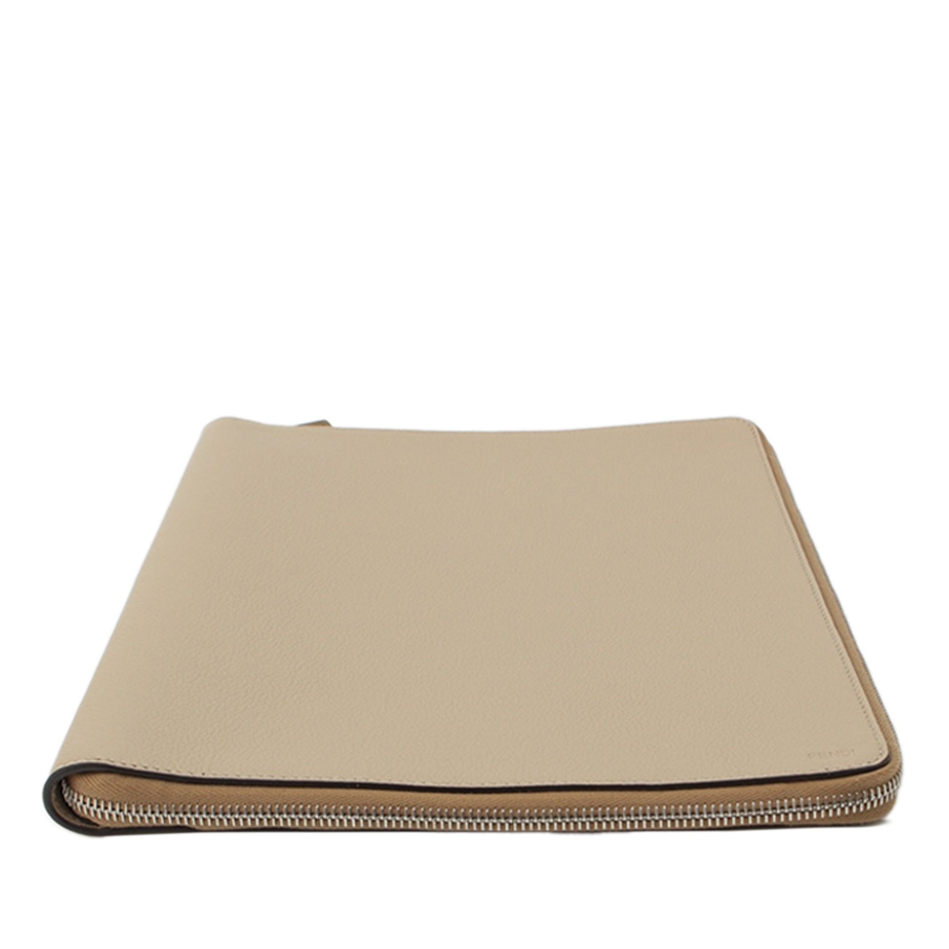 Fendi Leather Document Holder Zip Pouch