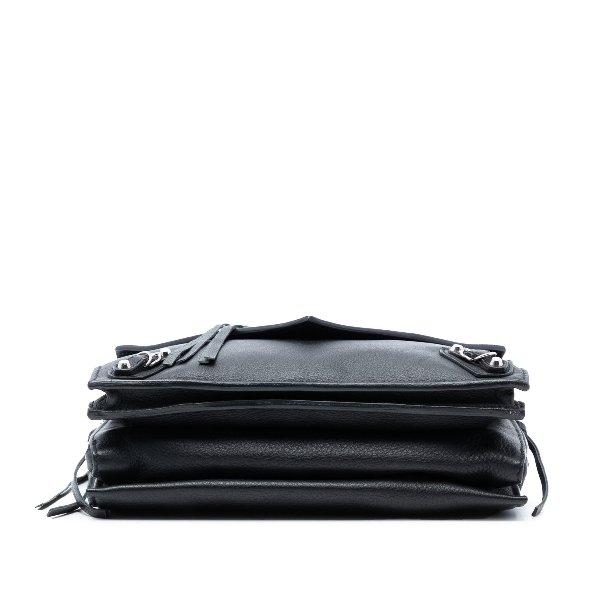 Leather Papier Triple Zip Around XS Crossbody