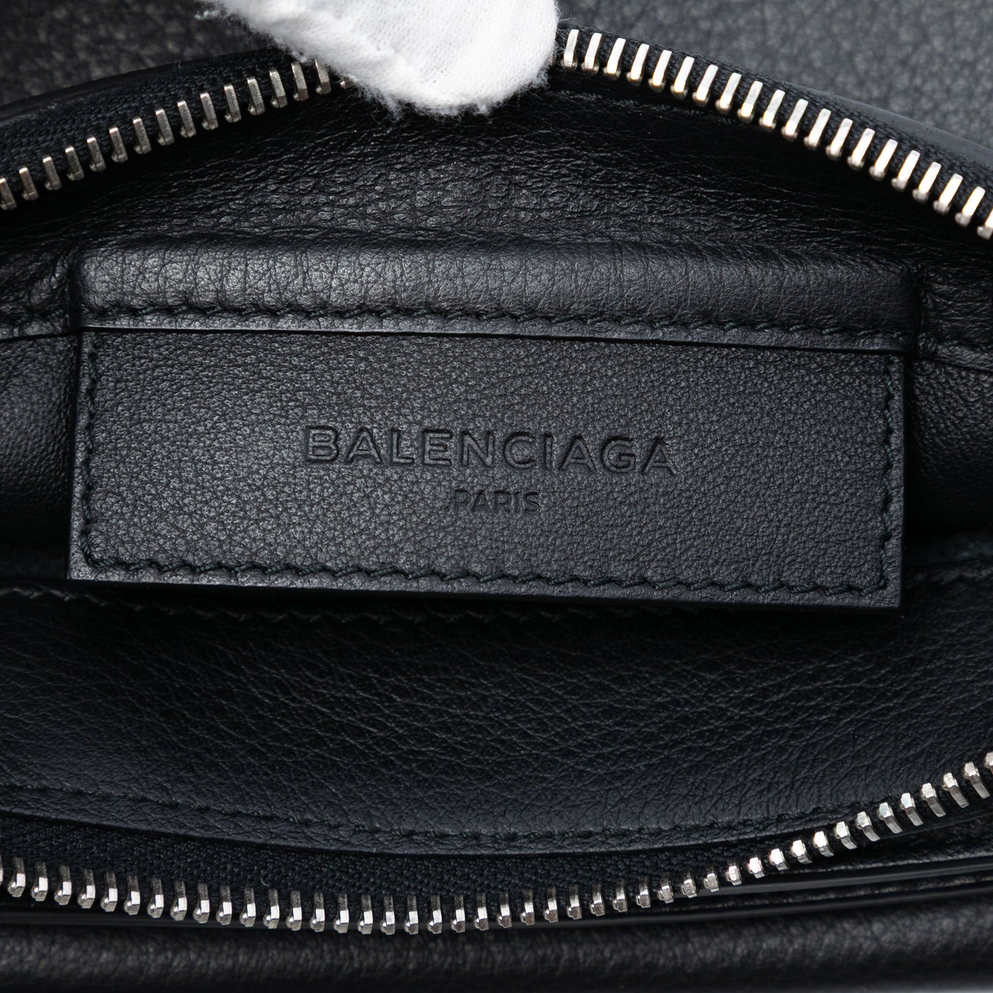 Leather Papier Triple Zip Around XS Crossbody