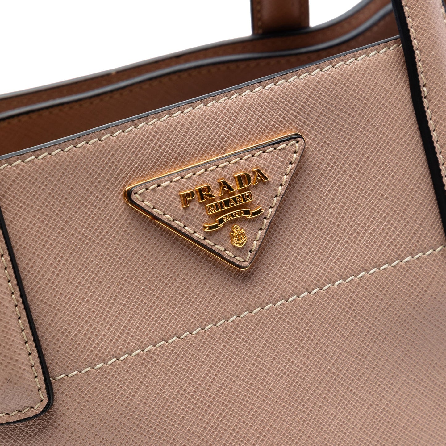 Prada Saffiano Soft Triple Pocket Tote