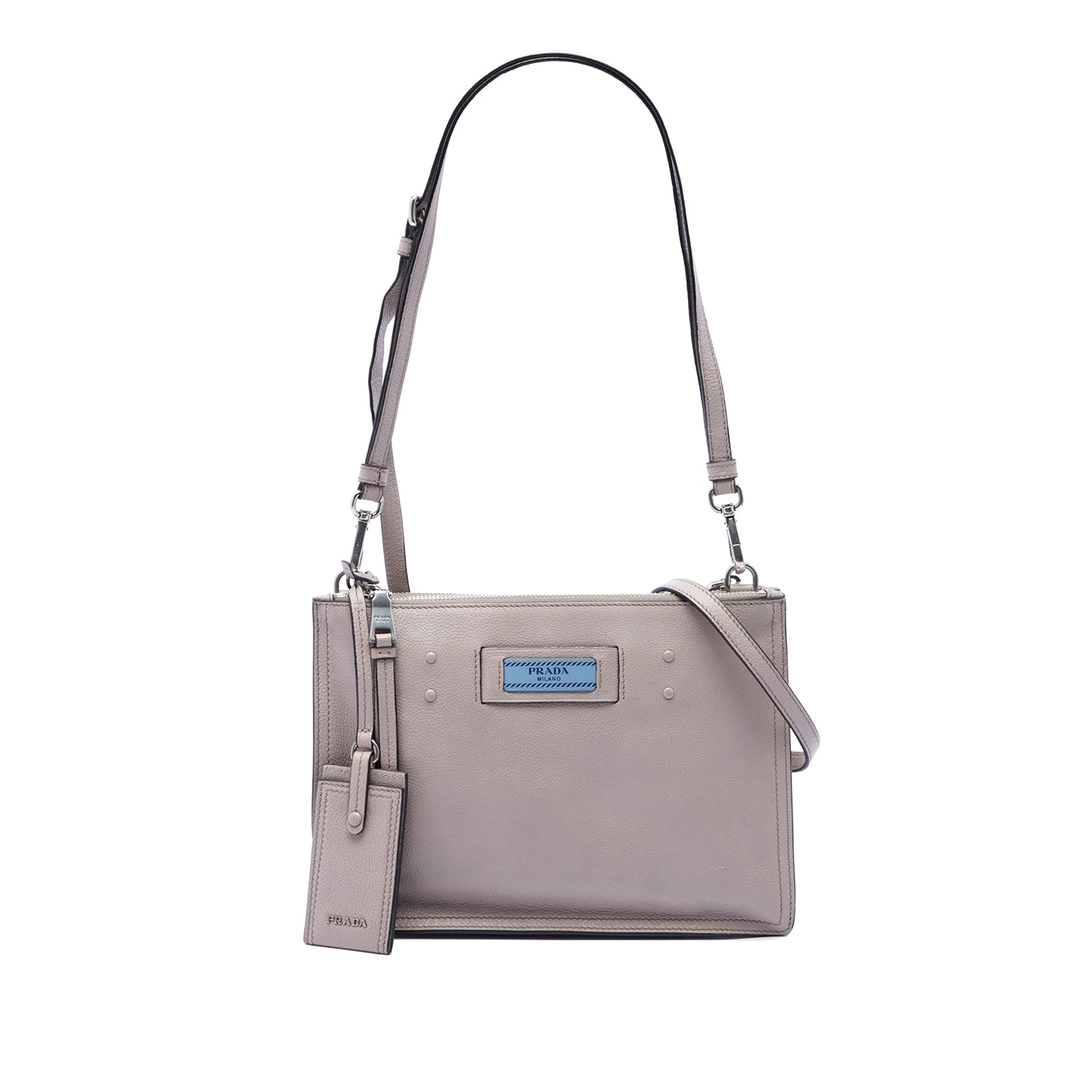Prada Glace Calf Etiquette Satchel