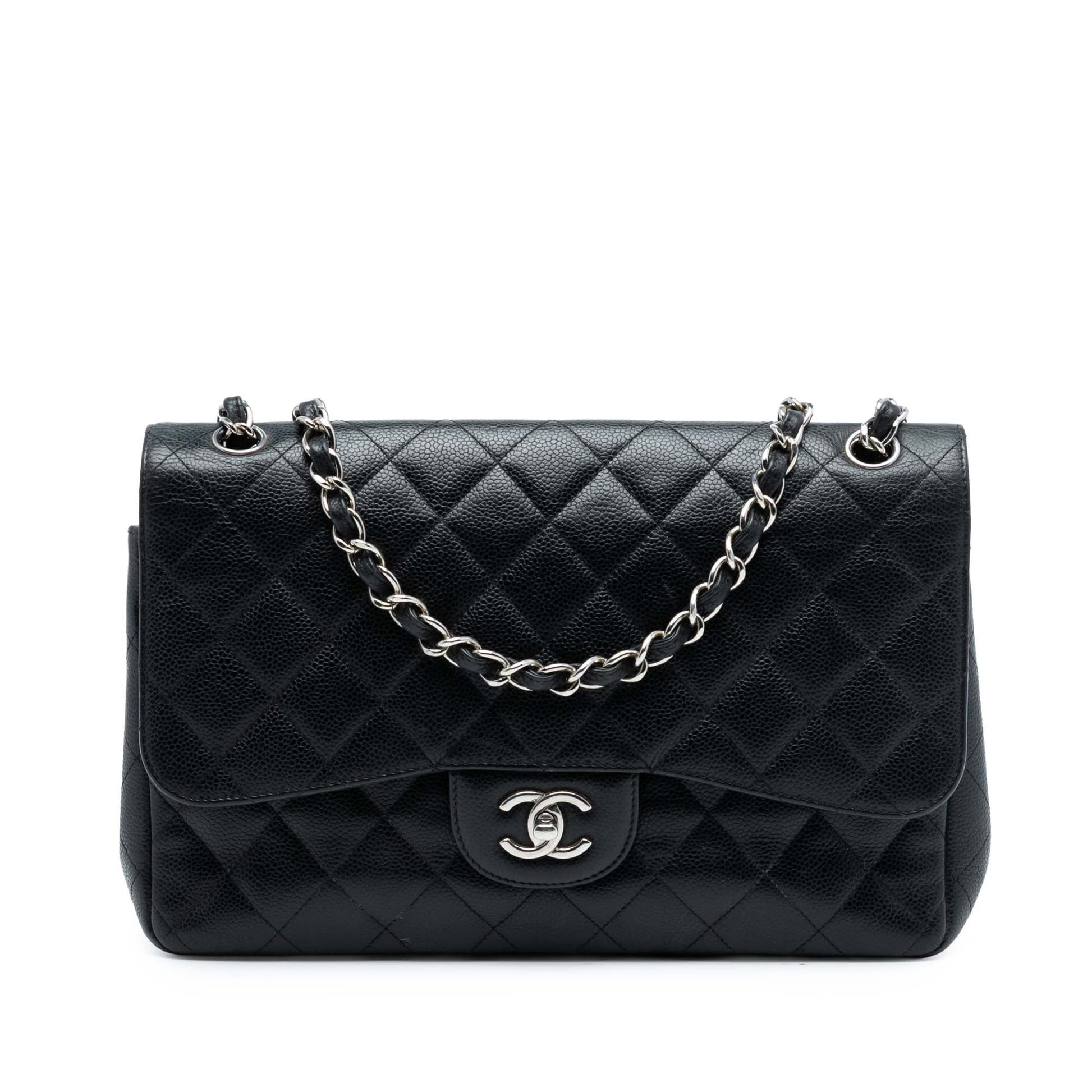 Chanel Jumbo Classic Caviar Double Flap