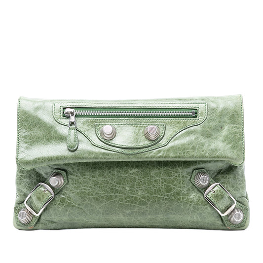 Lambskin Motocross Giant 21 Envelope Clutch