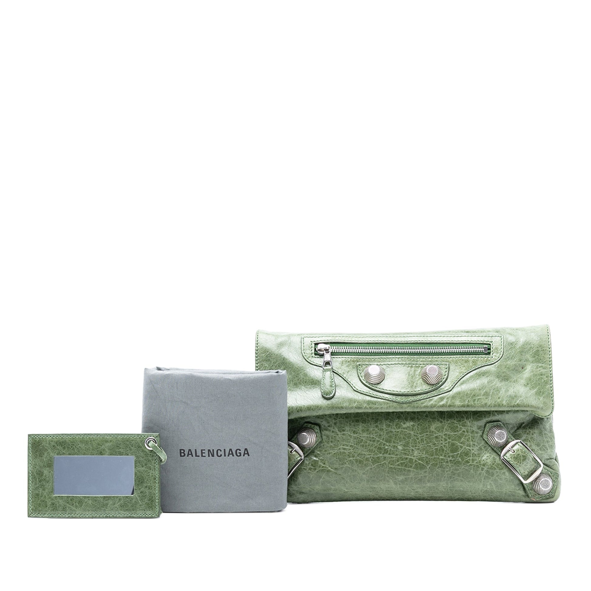 Lambskin Motocross Giant 21 Envelope Clutch