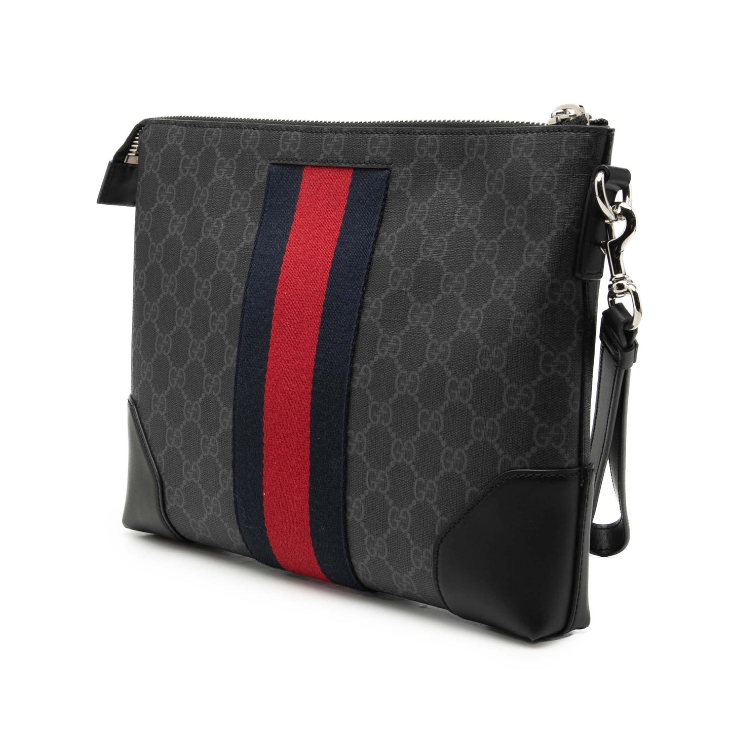 Gucci GG Supreme Web Clutch
