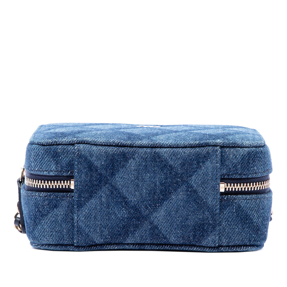 Chanel CC Printed Denim Camera Case