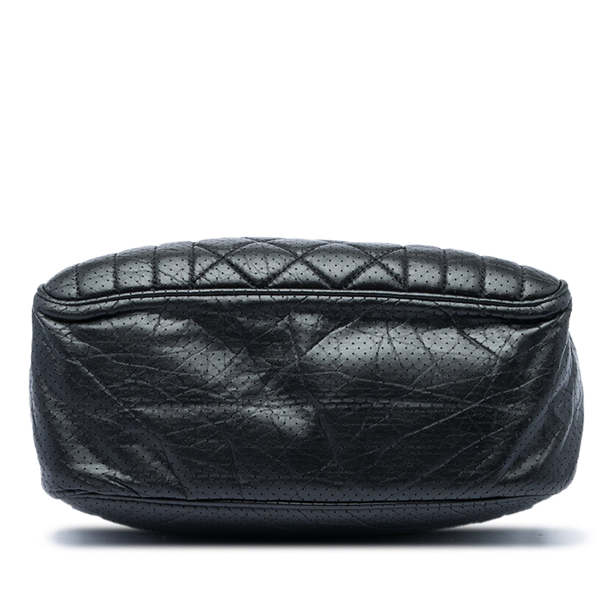 Chanel Perforated Calfskin 50s Shoulder Bag