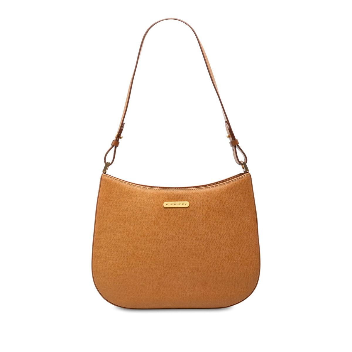 Burberry Leather Shoulder Bag — Brown