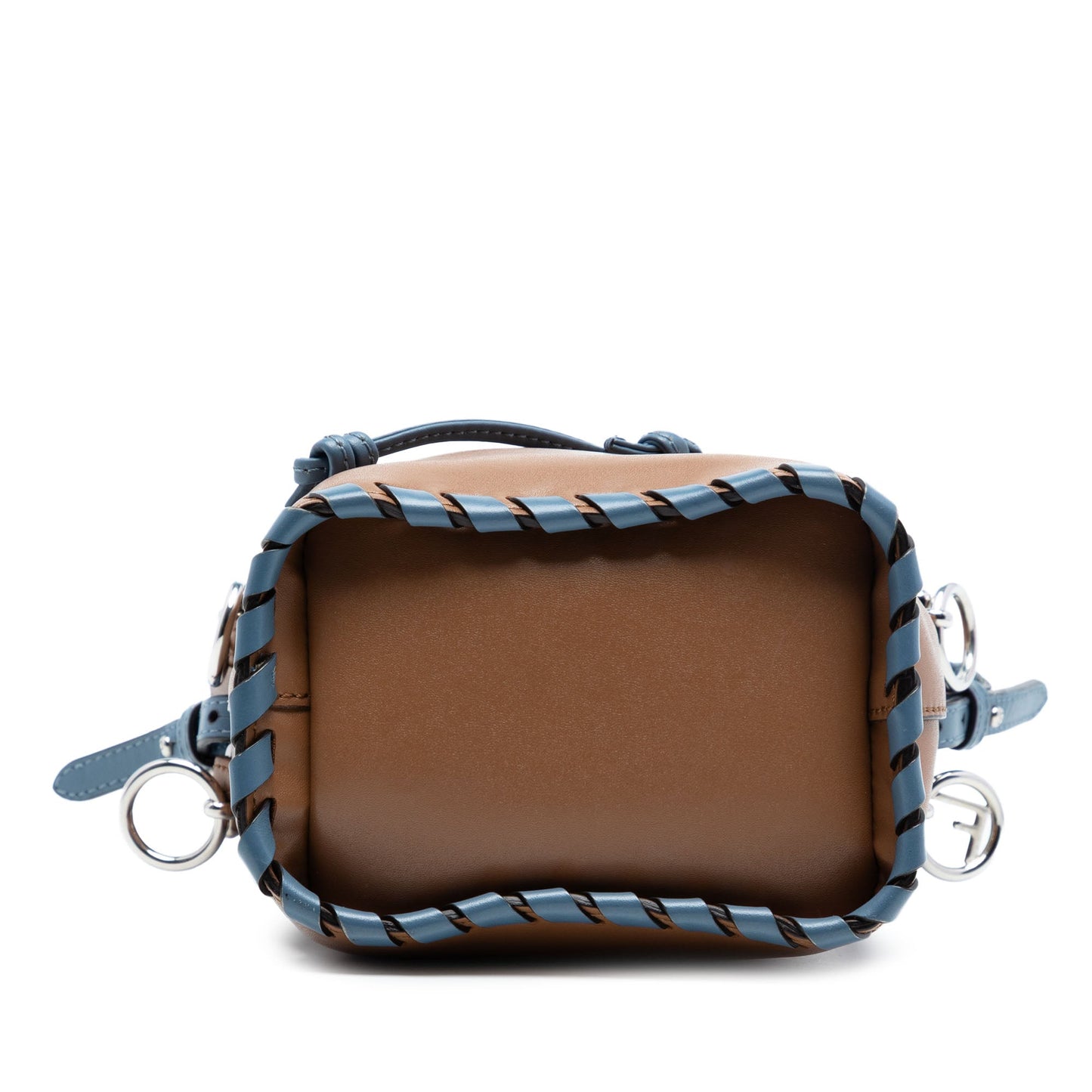 Fendi Mini Leather Whipstitch Mon Tresor Bucket Bag