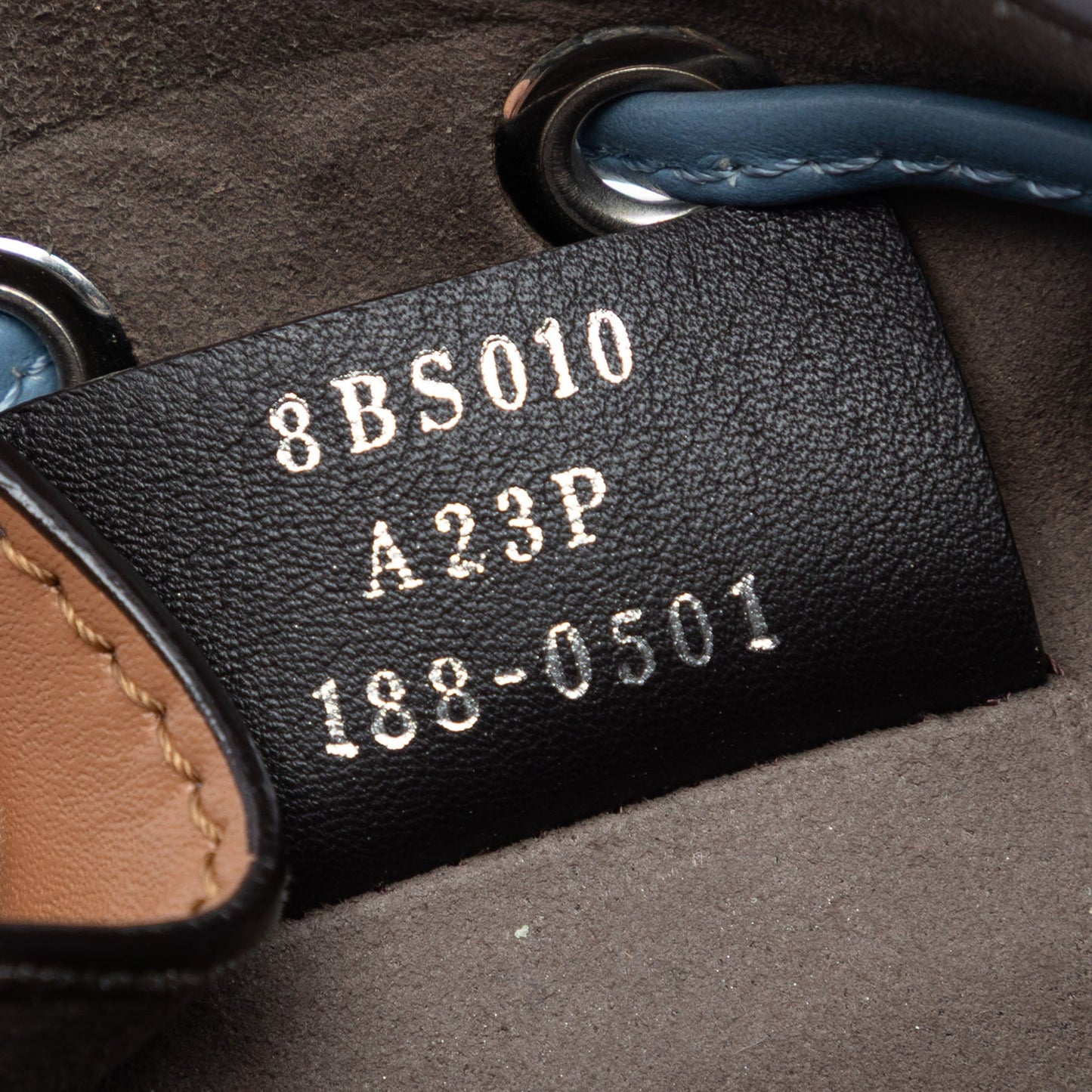 Fendi Mini Leather Whipstitch Mon Tresor Bucket Bag