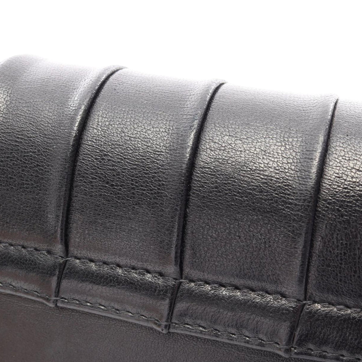 Chanel Lambskin Vertical Quilt Accordion Flap — Black
