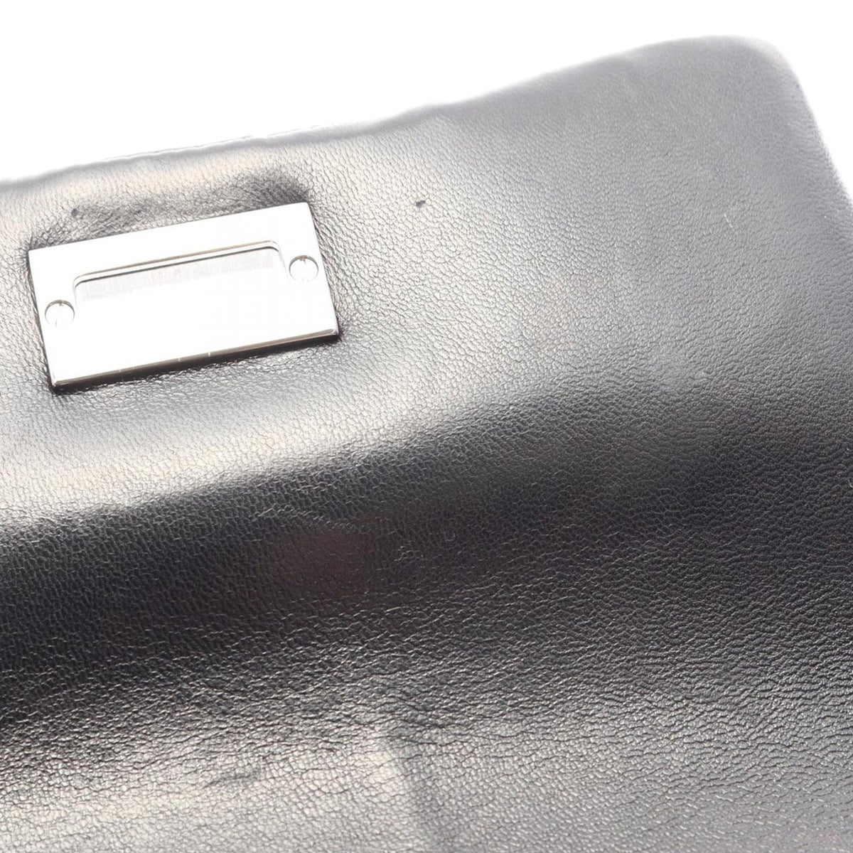 Chanel Lambskin Vertical Quilt Accordion Flap — Black