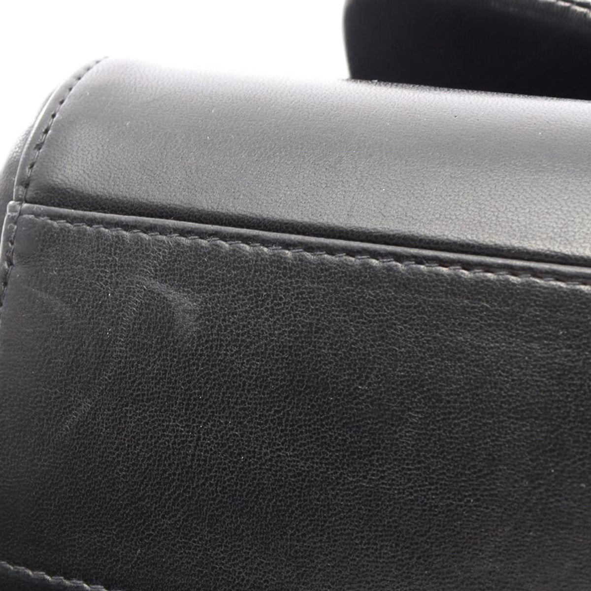 Chanel Lambskin Vertical Quilt Accordion Flap — Black
