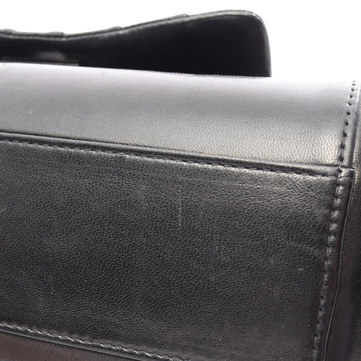Chanel Lambskin Vertical Quilt Accordion Flap — Black