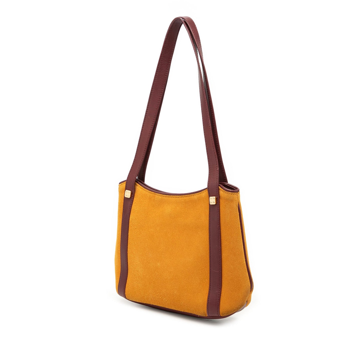 LOEWE Suede Anagram Shoulder Bag