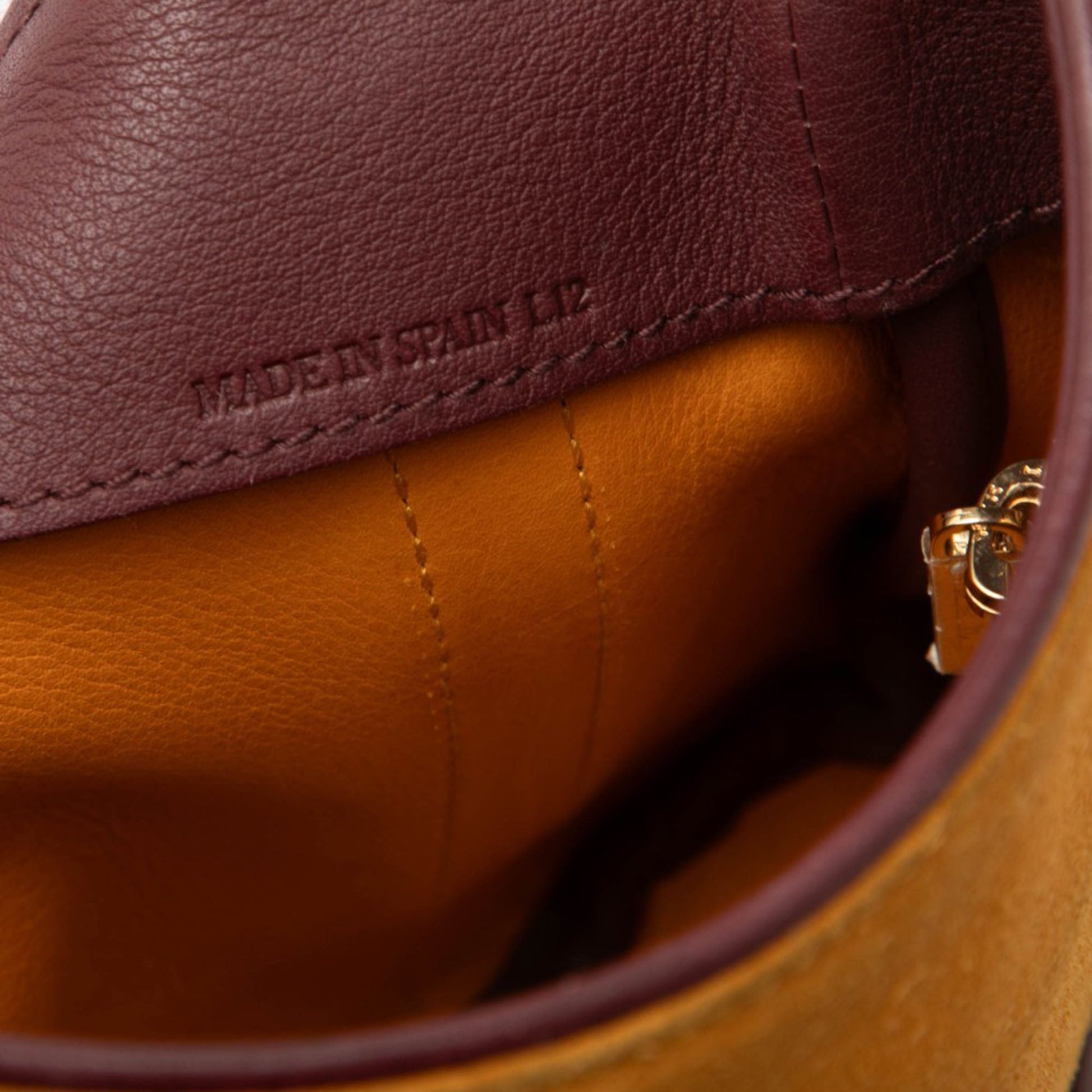 LOEWE Suede Anagram Shoulder Bag
