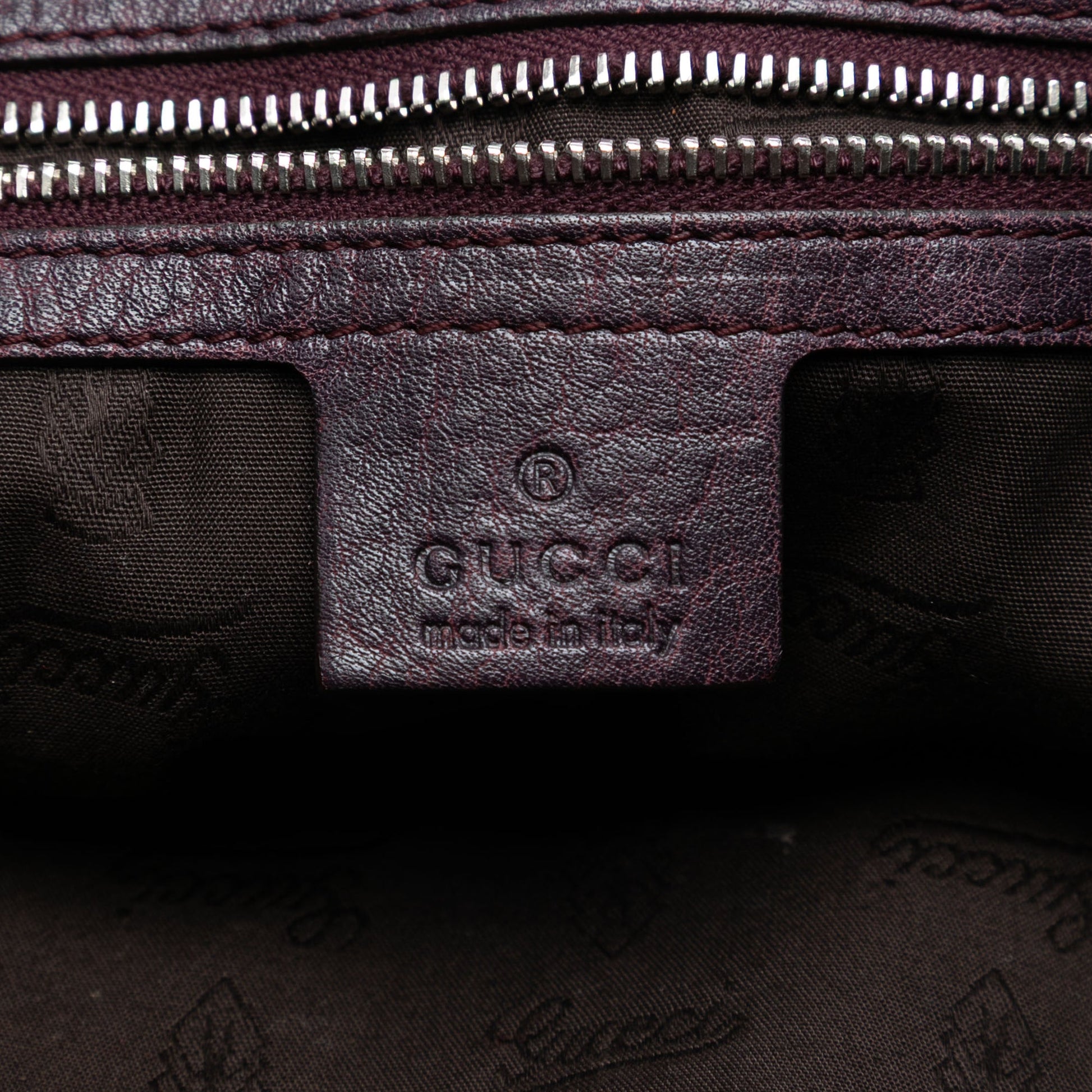 Gucci Medium GG Canvas Bamboo Bar Tote