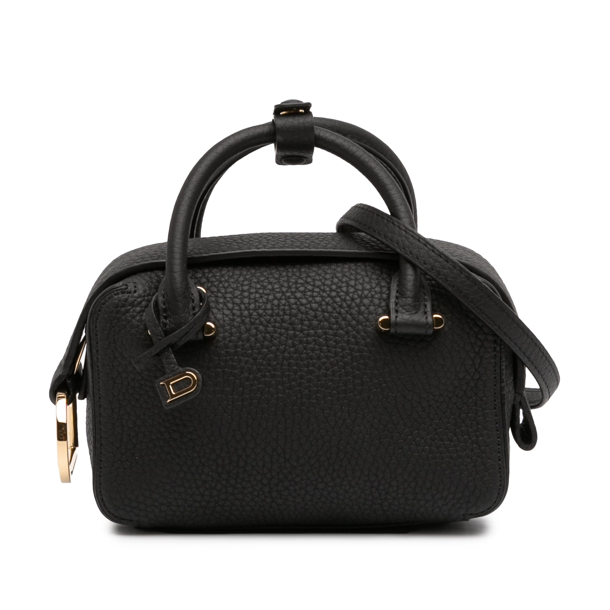 Delvaux Nano Taurillon Soft Leather Cool Box Satchel