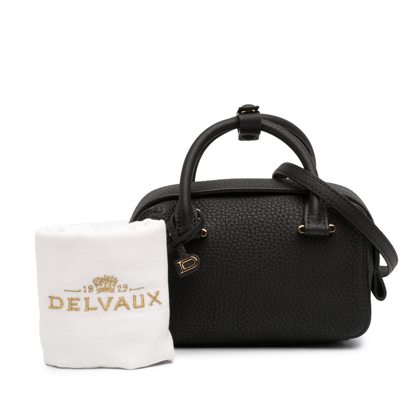 Delvaux Nano Taurillon Soft Leather Cool Box Satchel
