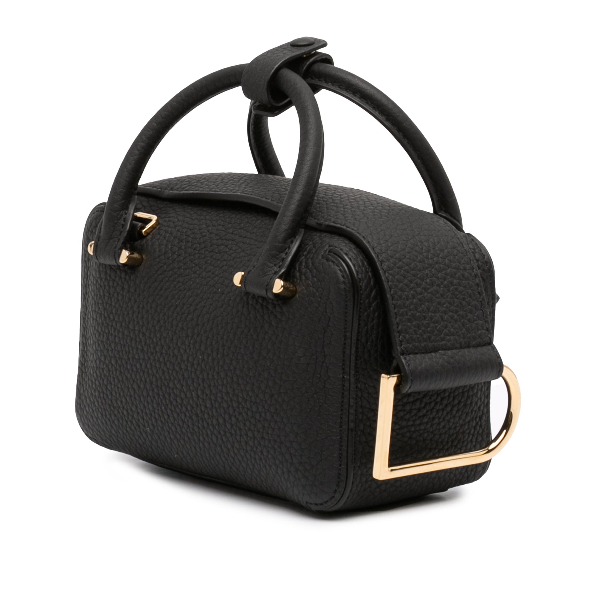 Delvaux Nano Taurillon Soft Leather Cool Box Satchel