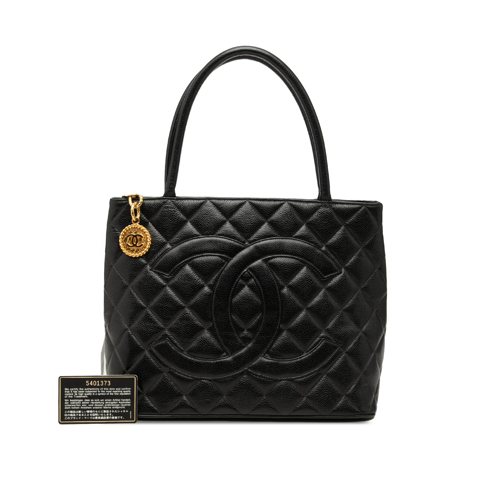Chanel Caviar Medallion Tote