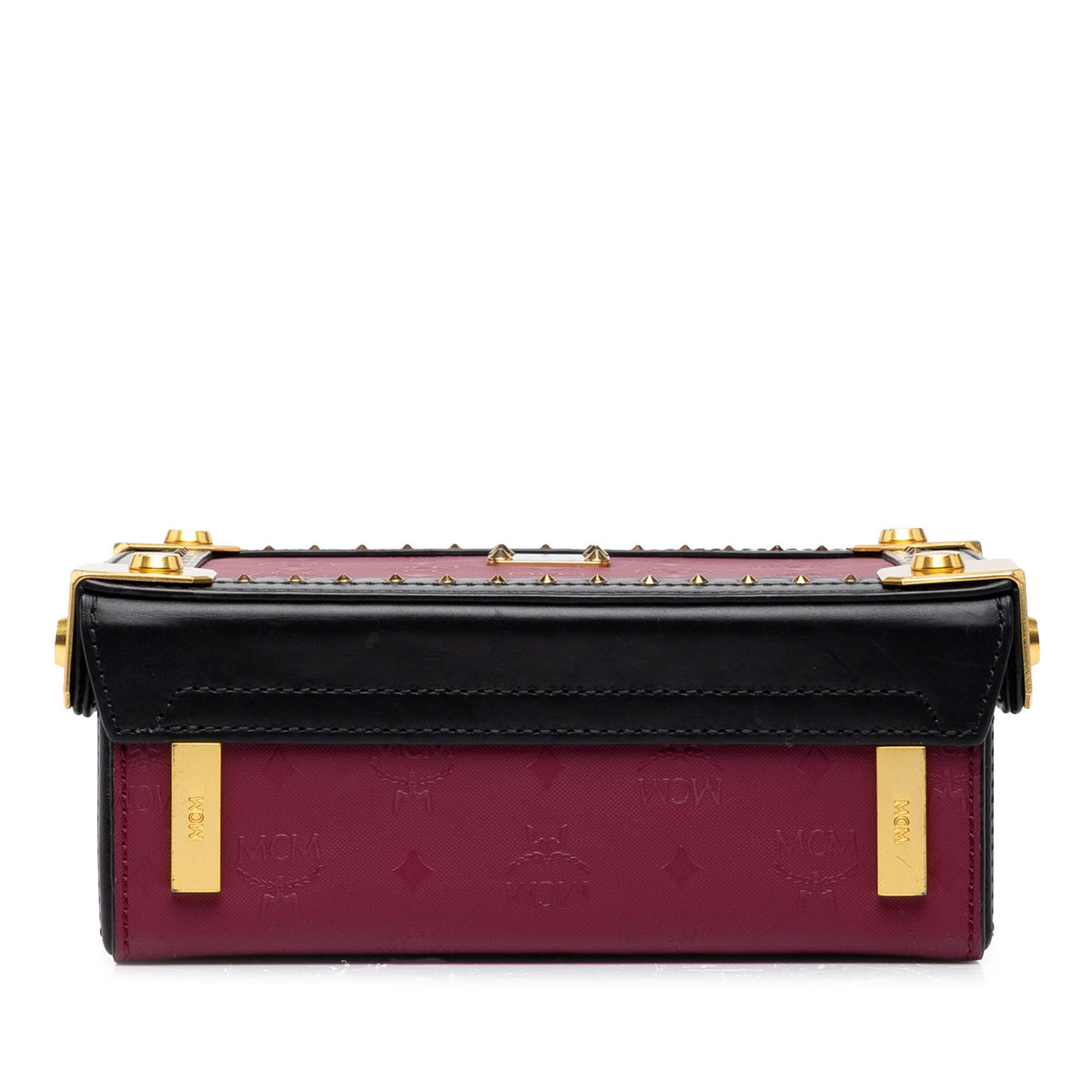 MCM Calfskin Odeon Berlin Satchel — Purple