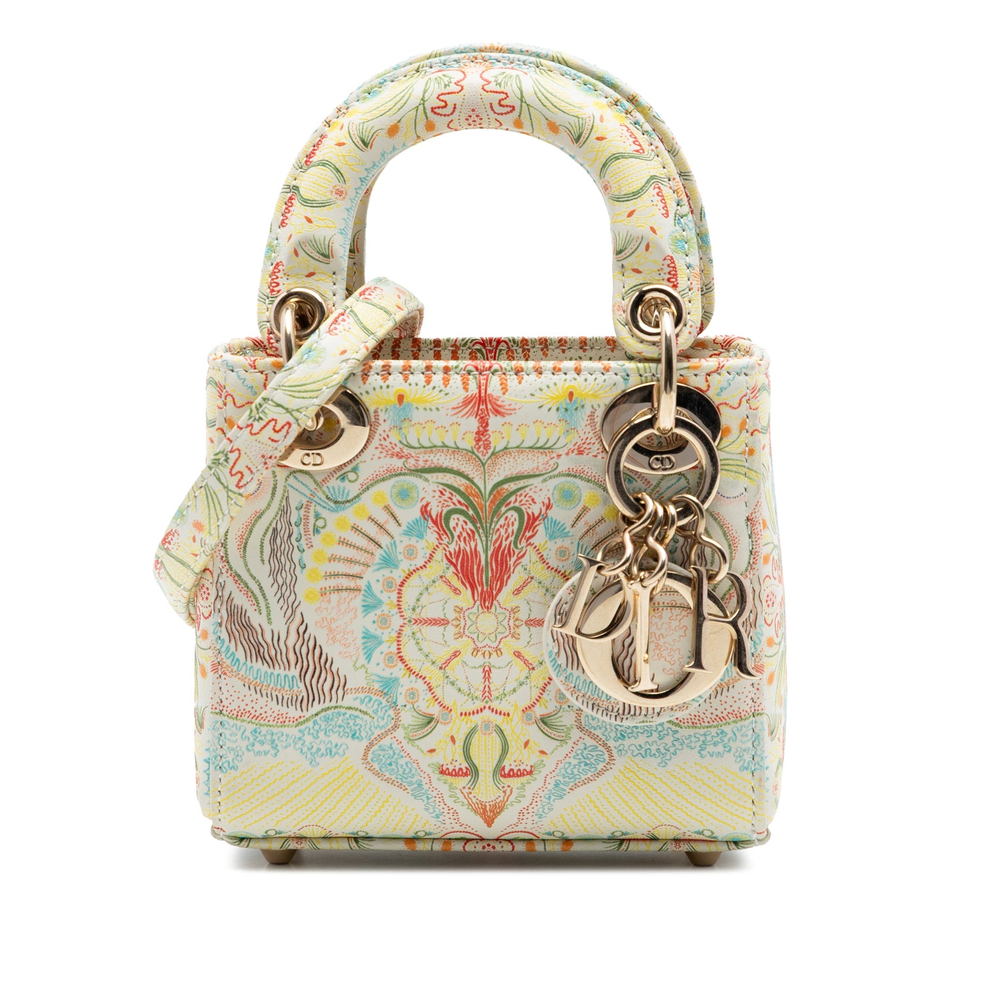 Dior Micro Calfskin In Lights Lady Dior