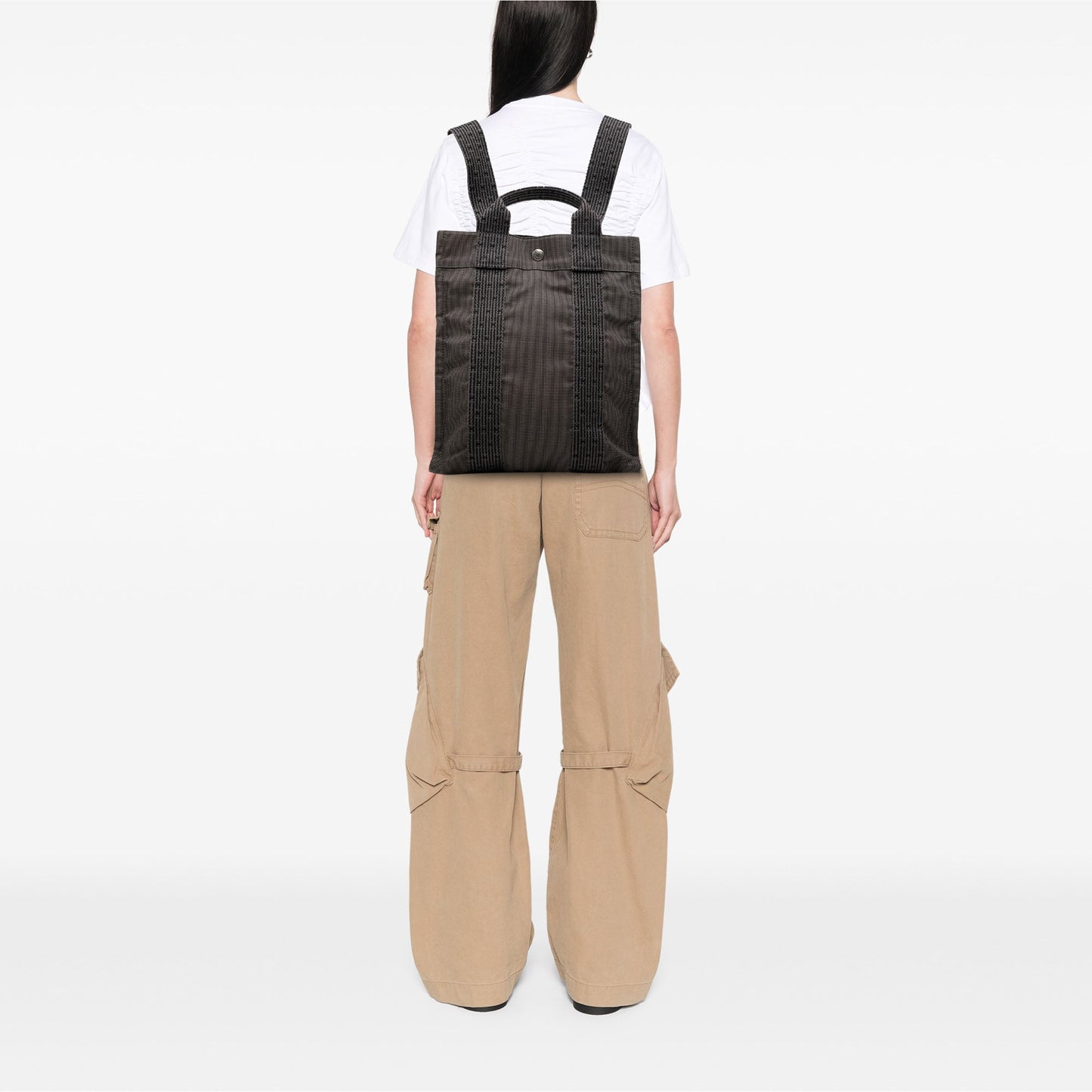 Hermès Canvas Herline Backpack PM