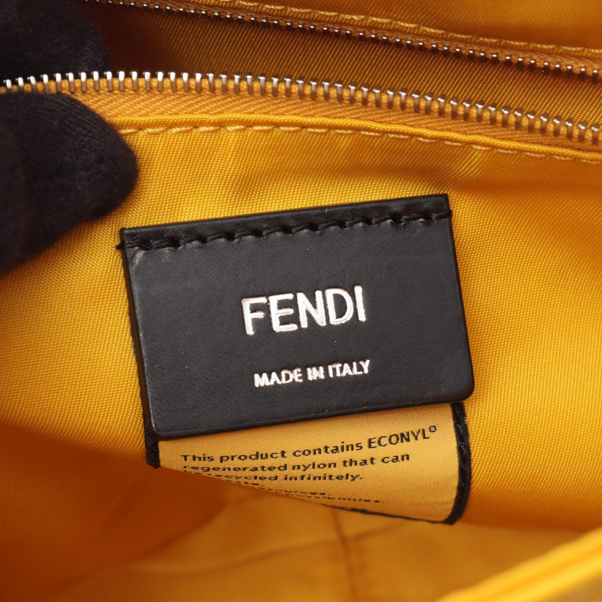 Fendi Medium Econyl Nylon Baguette Crossbody