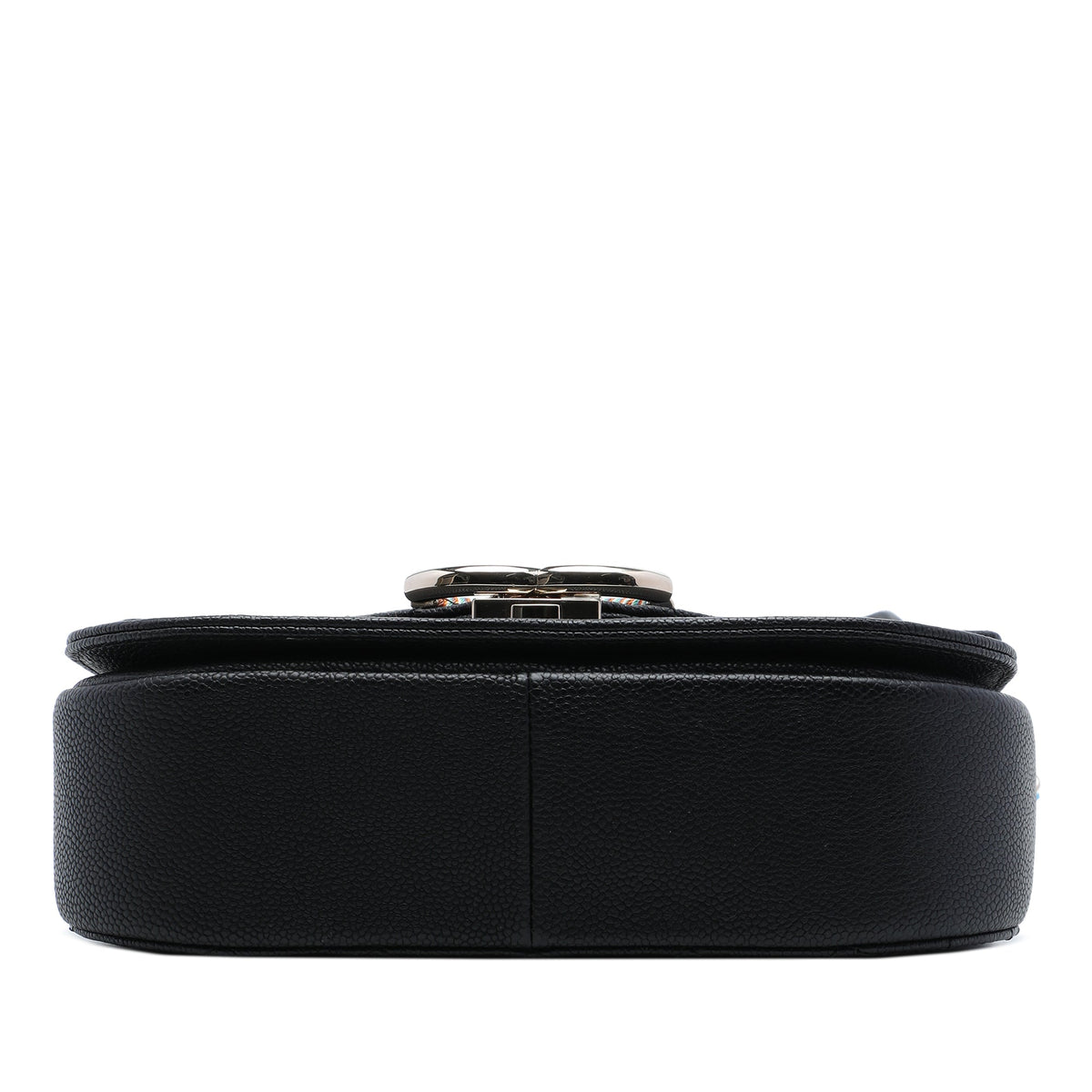 Chanel Paris Cuba Medium Quilted Caviar Thread Around Flap