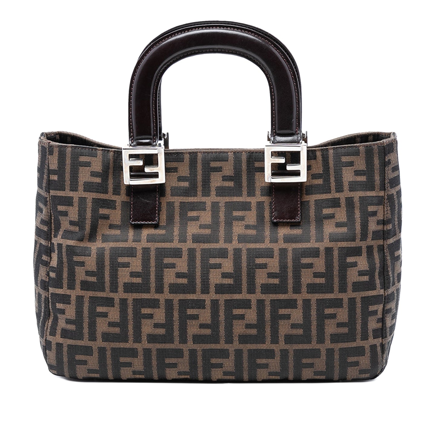 Fendi Zucca Canvas Handbag