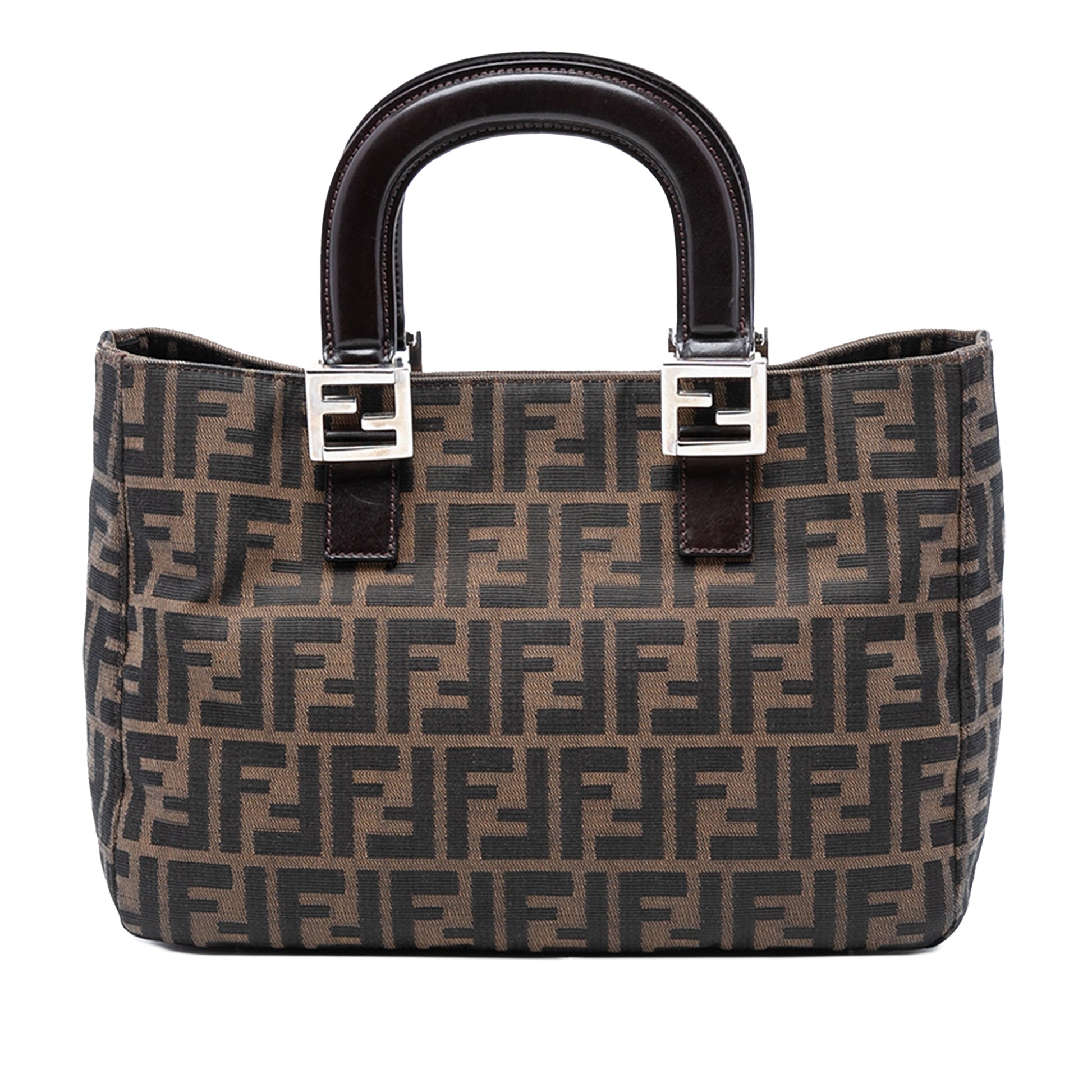 Fendi Zucca Canvas Handbag