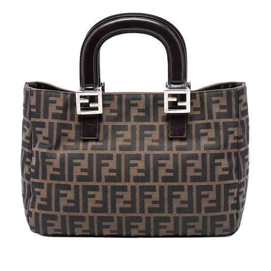 Fendi Zucca Canvas Handbag